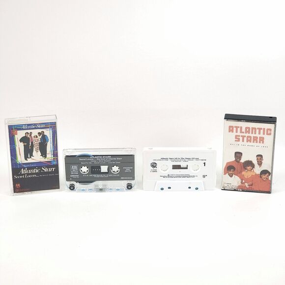 2 Atlantic Starr Cassettes All In The Name of Love & Secret Lovers The Best‎ Of - Picture 1 of 10